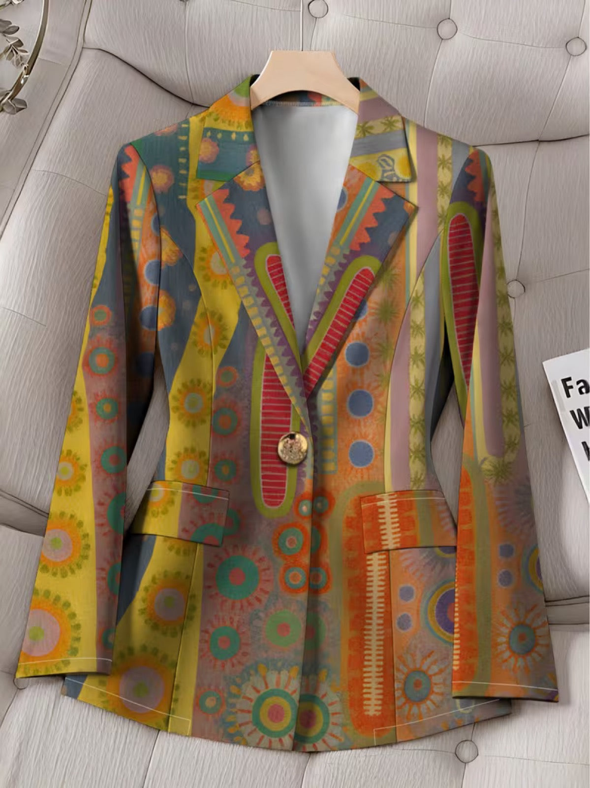 ELIZA & MAREN | BOHEMIAN MEDALLION BLAZER FOR WOMEN