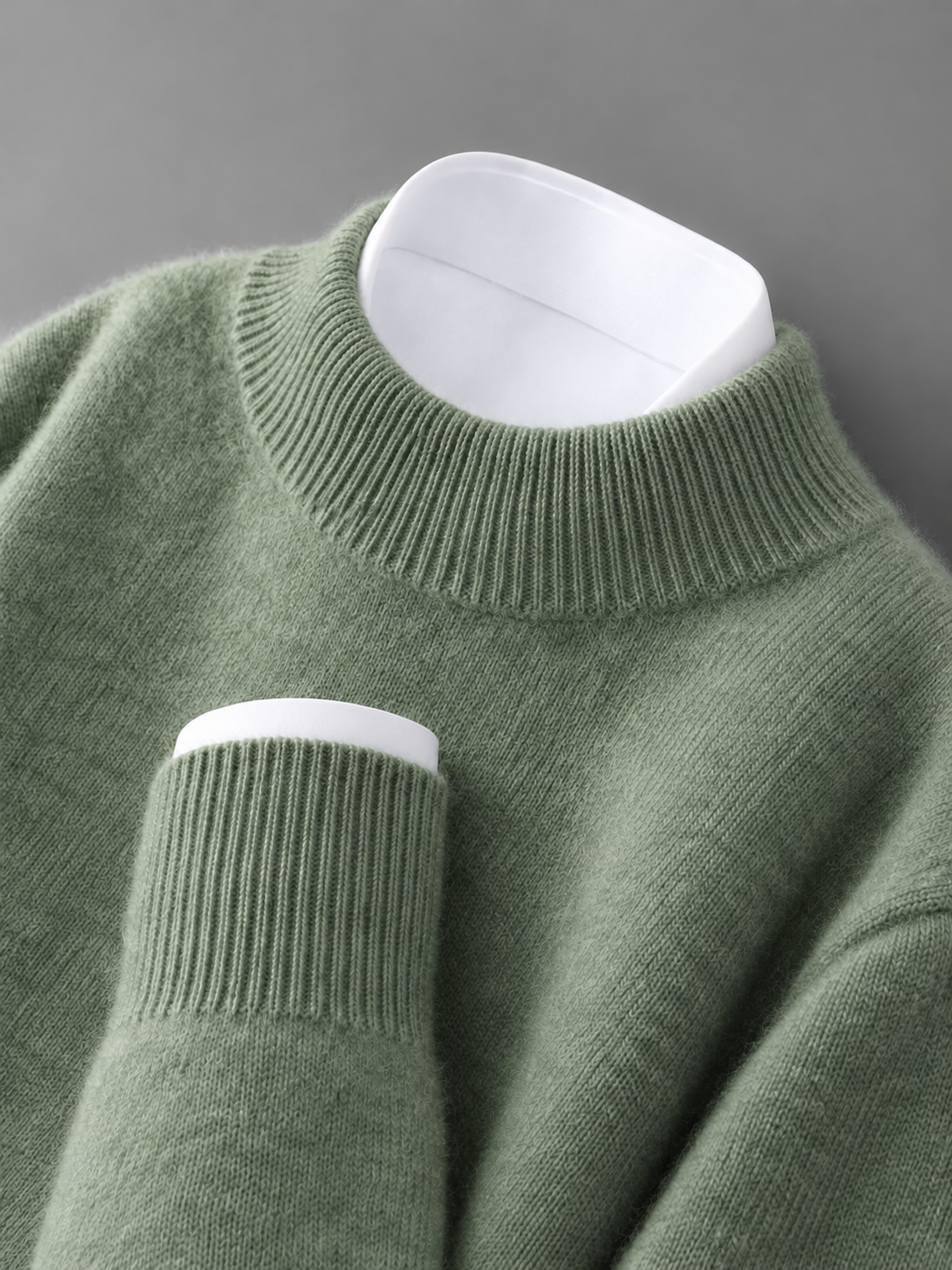 ELIZA & MAREN | WOOL MOCK NECK SWEATER FOR WOMEN