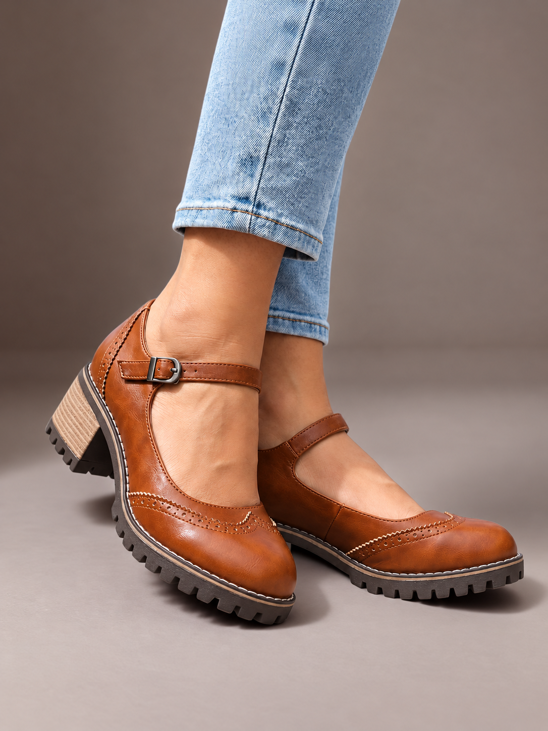 ELIZA & MAREN | BLOCK HEEL MARY JANES FOR WOMEN