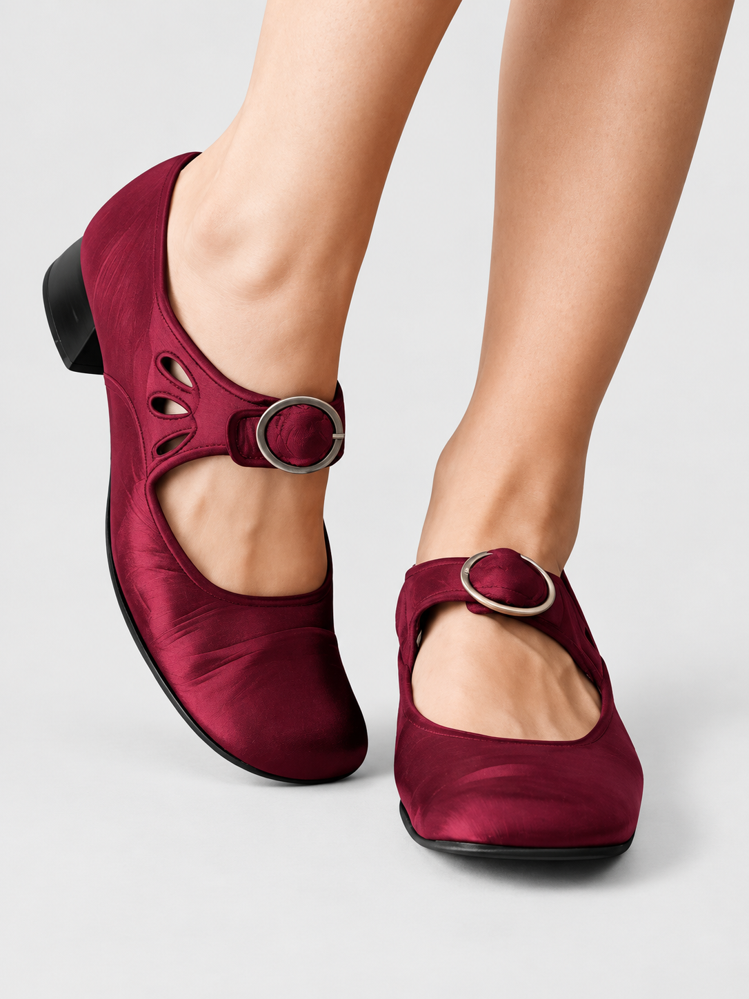 ELIZA & MAREN | CUTOUT STRAP MARY JANES FOR WOMEN