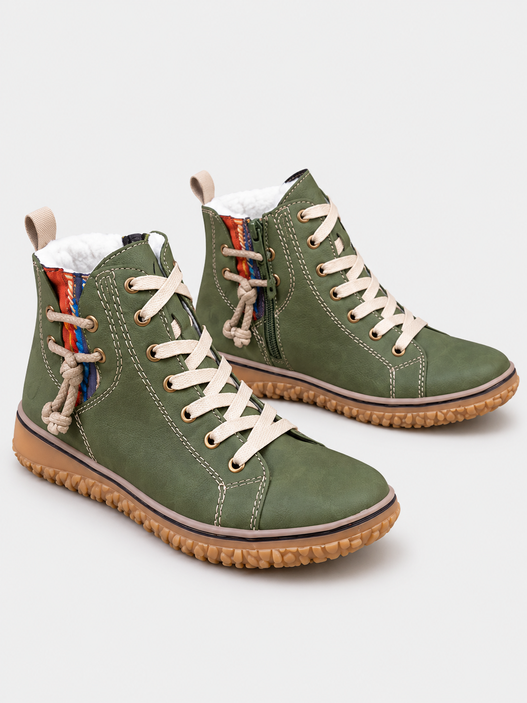 ELIZA & MAREN | FLEXIBLE ZIP ANKLE BOOTS FOR WOMEN