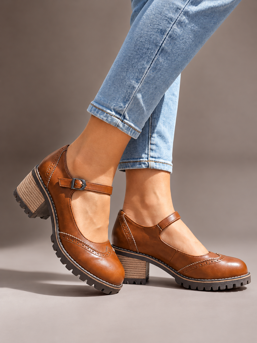 ELIZA & MAREN | BLOCK HEEL MARY JANES FOR WOMEN
