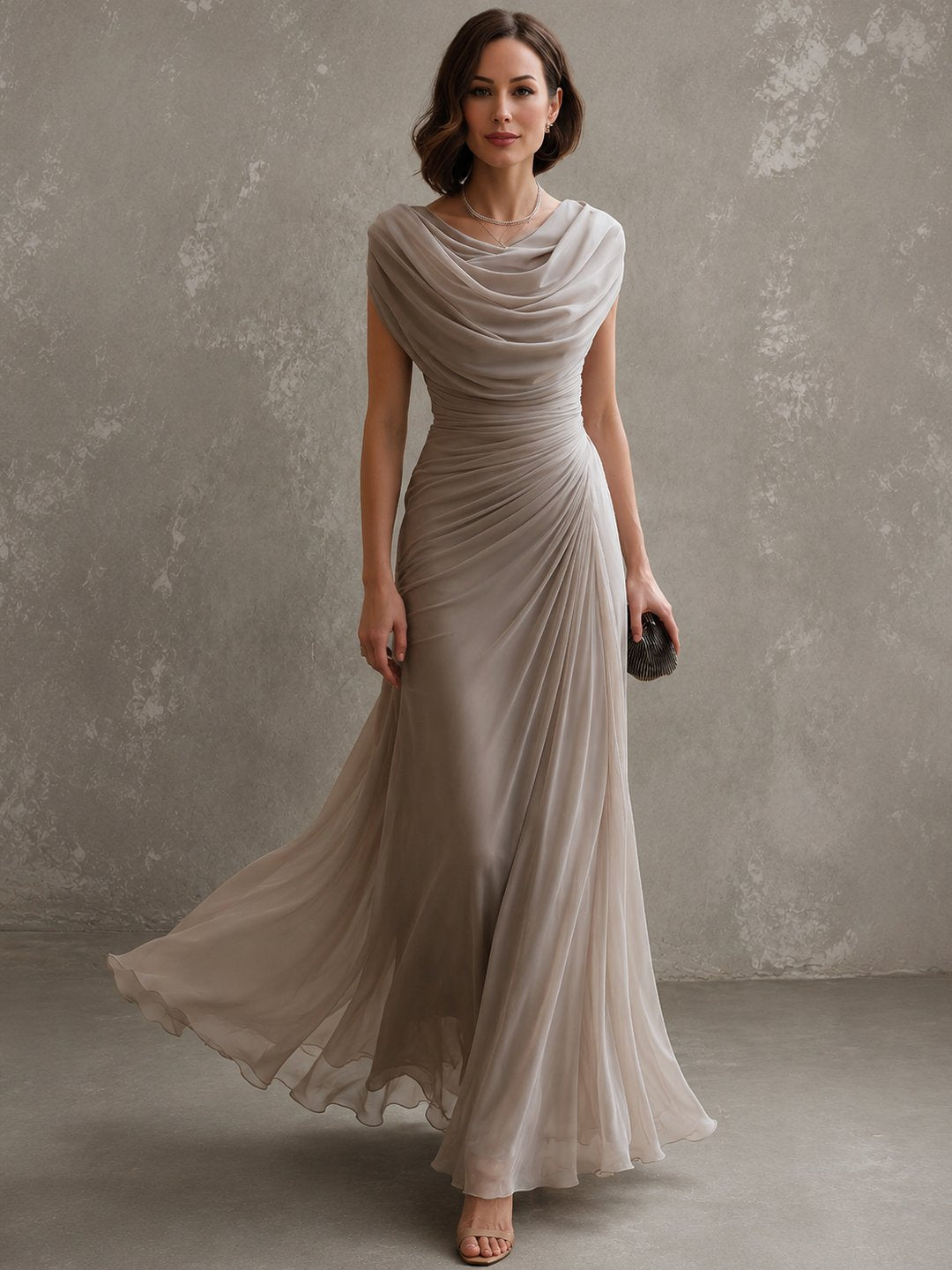 ELIZA & MAREN | CROSS-STRAP MAXI DRESS FOR WOMEN