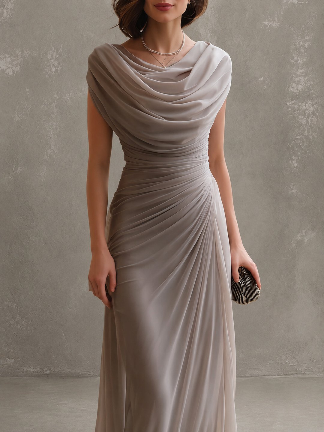 ELIZA & MAREN | CROSS-STRAP MAXI DRESS FOR WOMEN