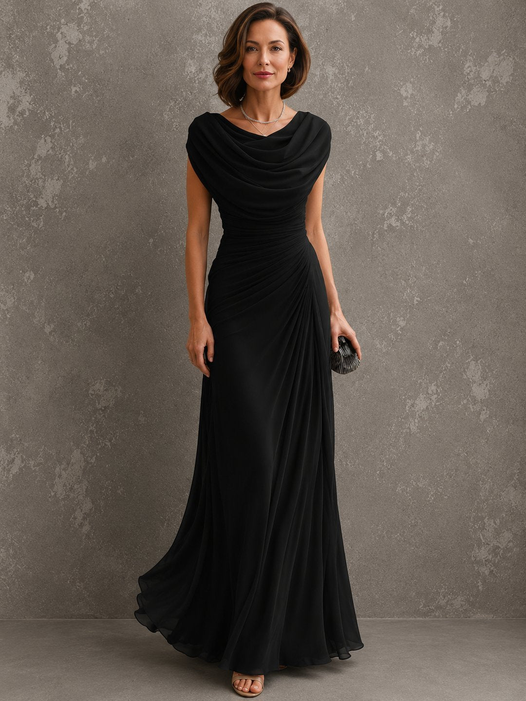 ELIZA & MAREN | CROSS-STRAP MAXI DRESS FOR WOMEN