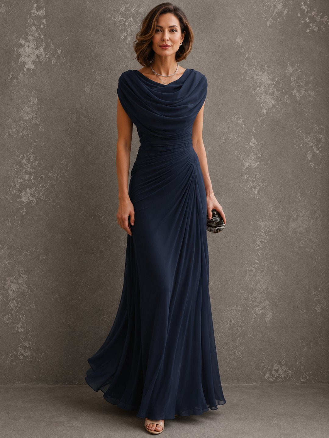 ELIZA & MAREN | CROSS-STRAP MAXI DRESS FOR WOMEN