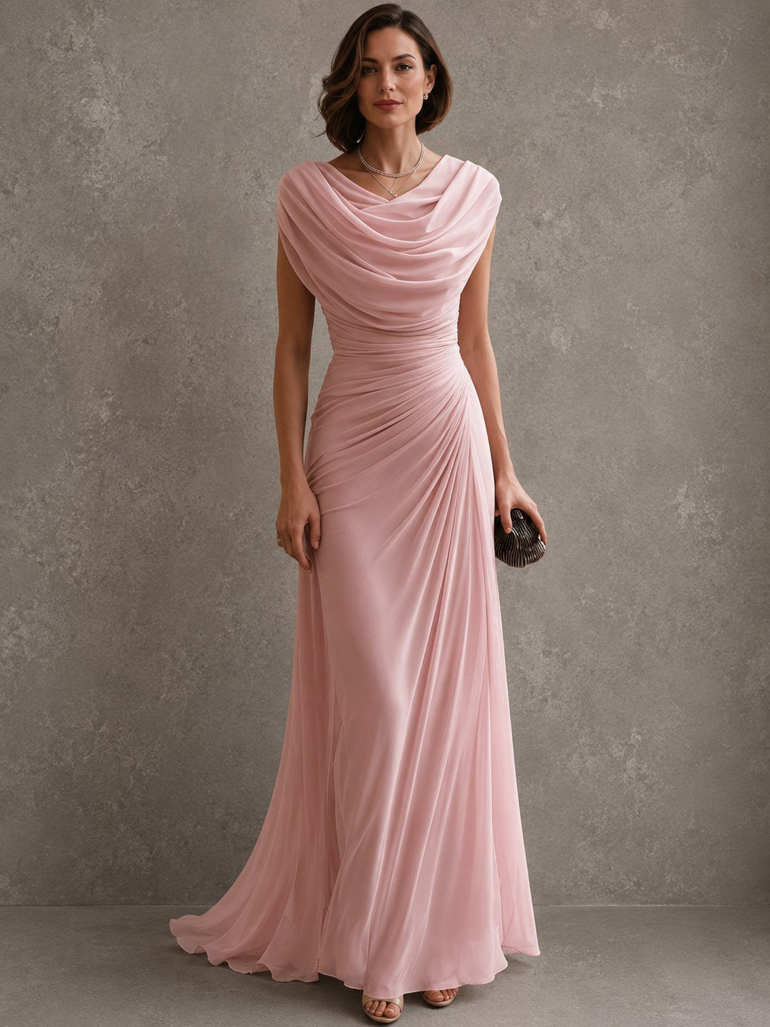 ELIZA & MAREN | CROSS-STRAP MAXI DRESS FOR WOMEN