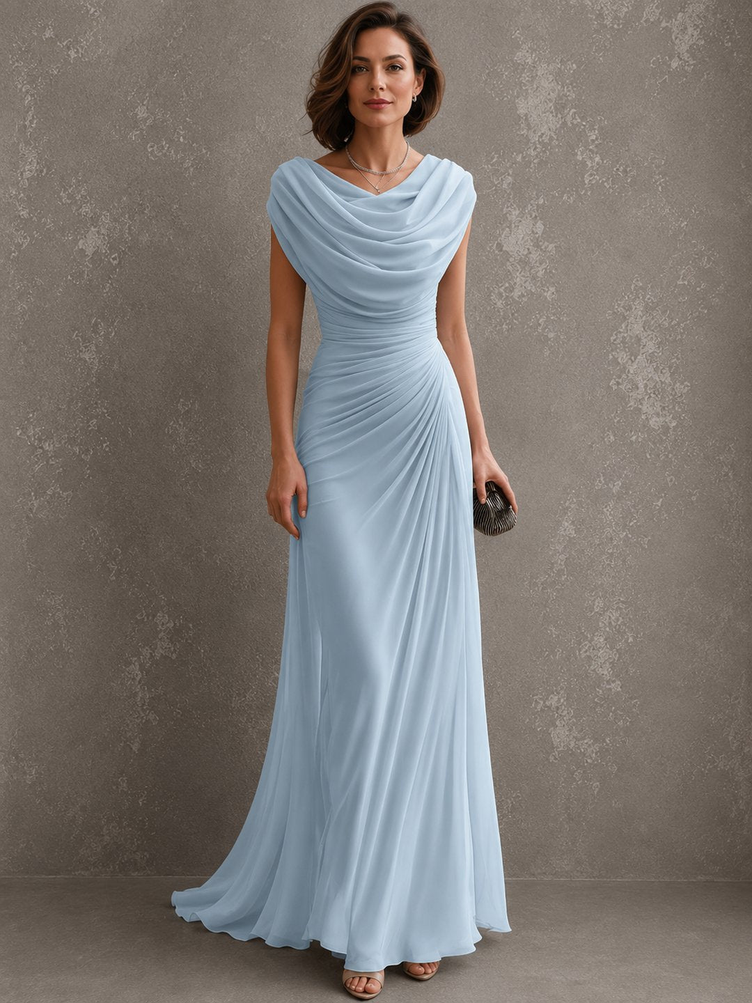 ELIZA & MAREN | CROSS-STRAP MAXI DRESS FOR WOMEN