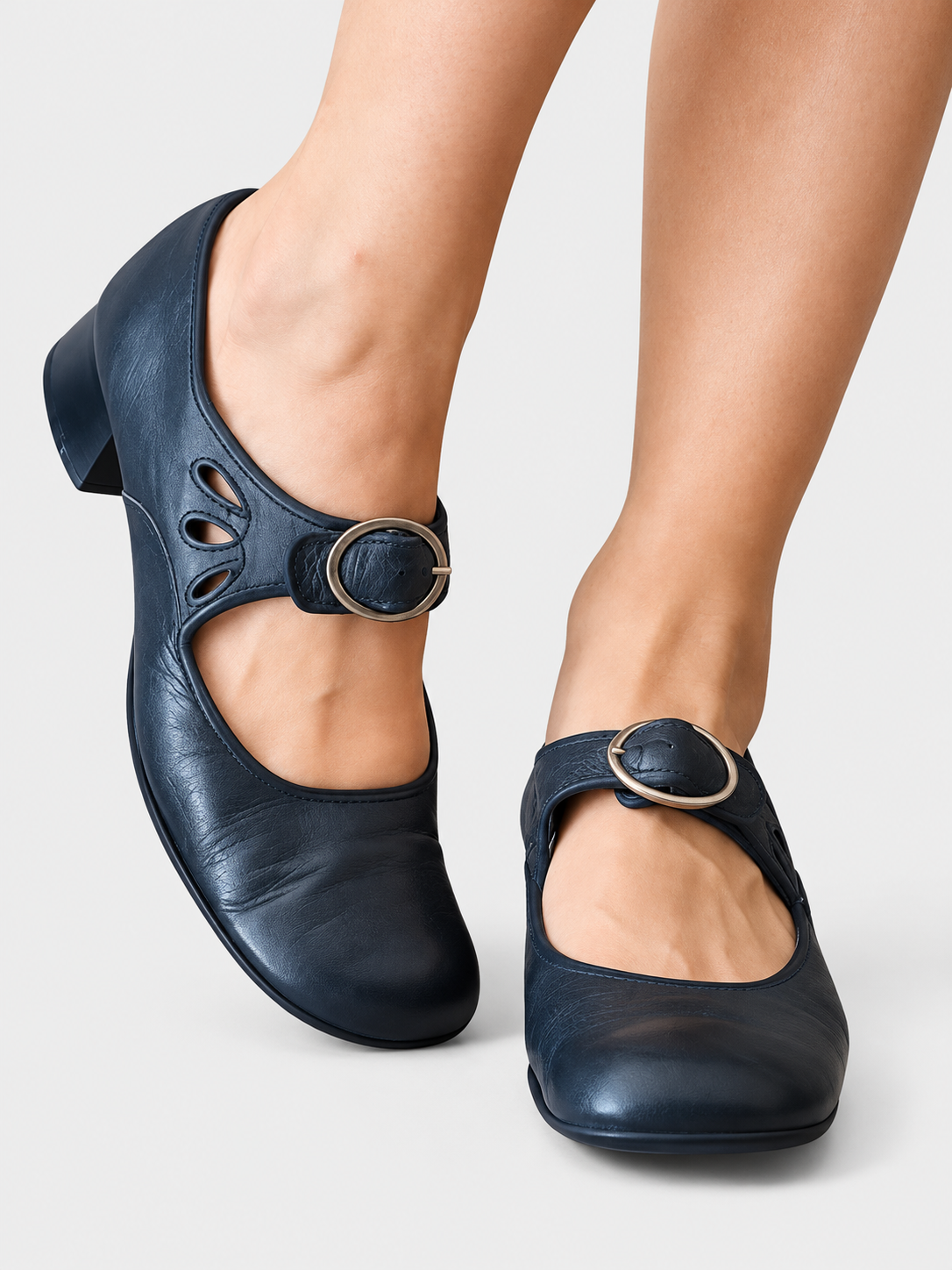 ELIZA & MAREN | CUTOUT STRAP MARY JANES FOR WOMEN