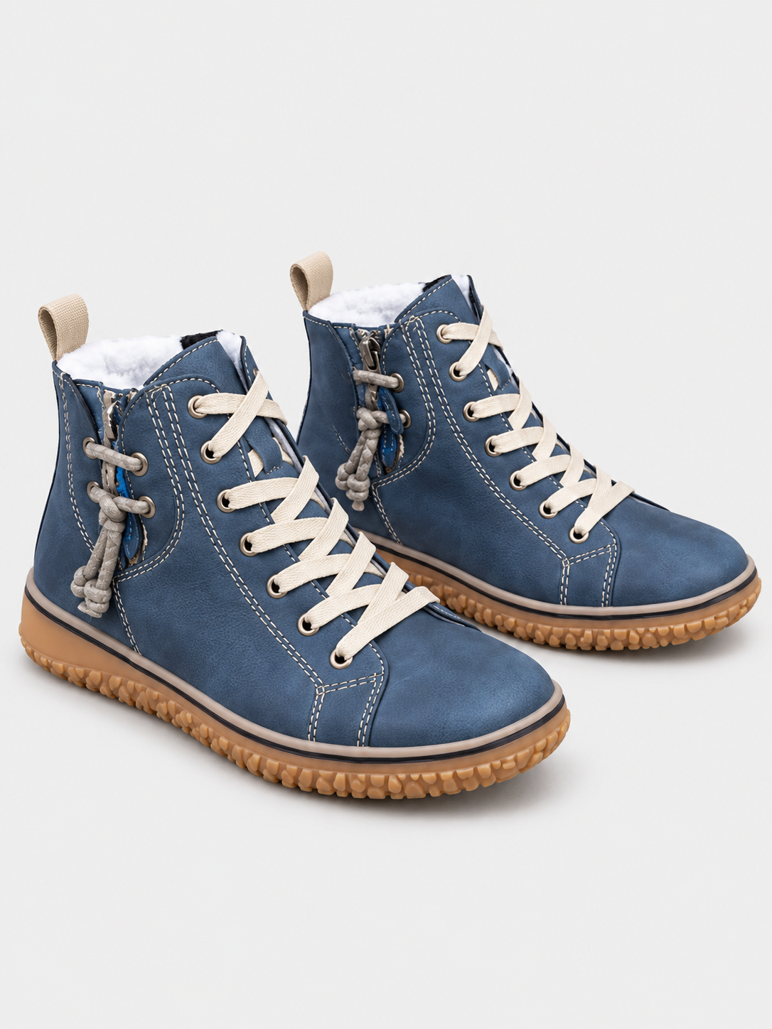 ELIZA & MAREN | FLEXIBLE ZIP ANKLE BOOTS FOR WOMEN