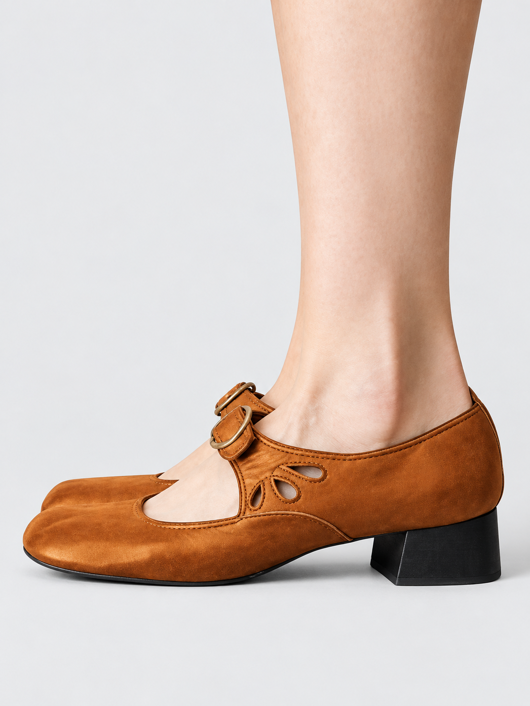 ELIZA & MAREN | CUTOUT STRAP MARY JANES FOR WOMEN