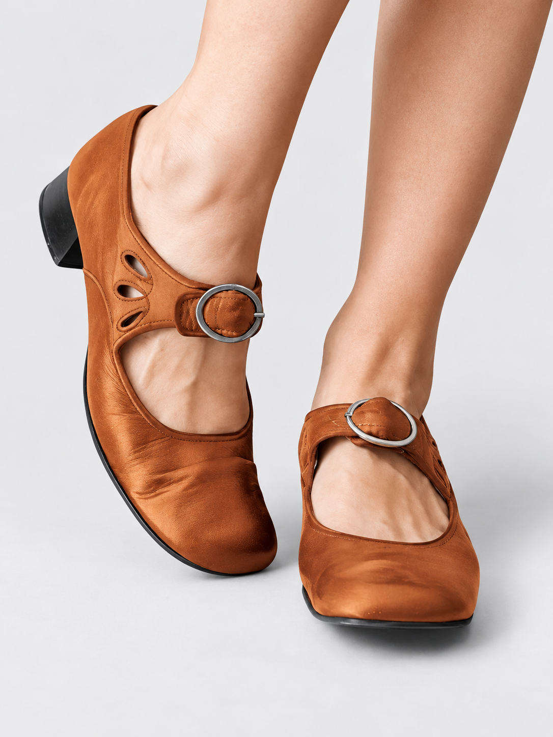 ELIZA & MAREN | CUTOUT STRAP MARY JANES FOR WOMEN