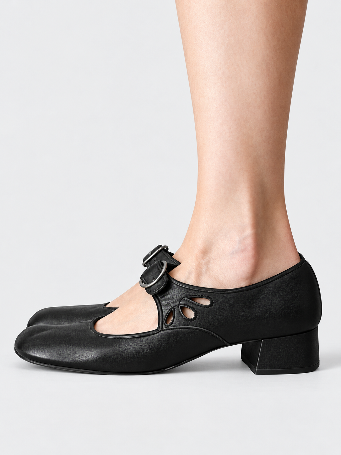 ELIZA & MAREN | CUTOUT STRAP MARY JANES FOR WOMEN