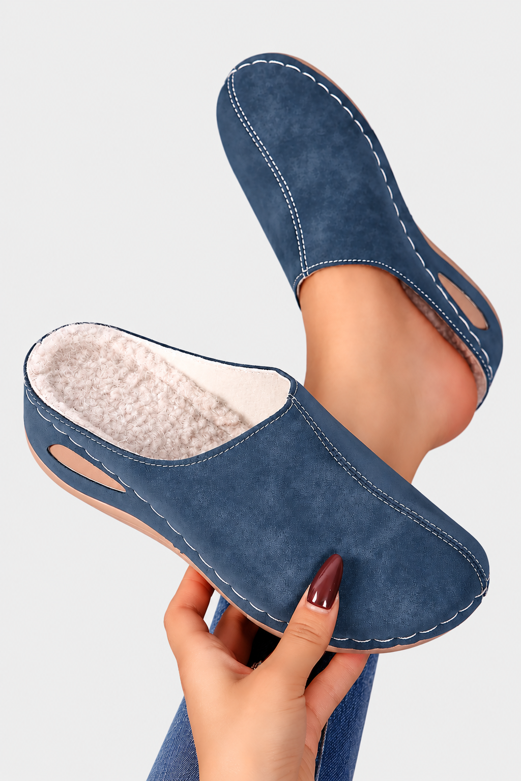 ELIZA & MAREN | WARM LINED SLIPPERS FOR WOMEN