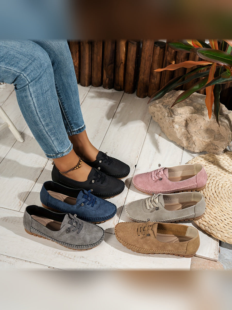 ELIZA & MAREN | FLEXIBLE SOLE MOCCASINS FOR WOMEN