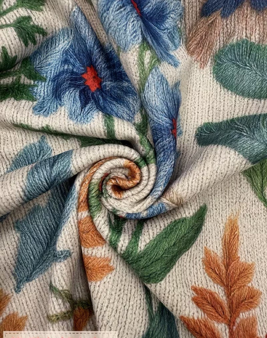 ELIZA & MAREN | BOTANICAL GARDEN ZIP CARDIGAN FOR WOMEN