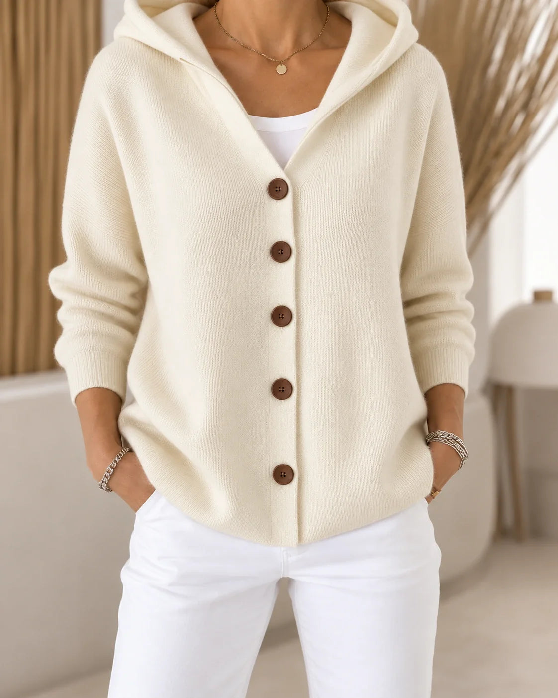 Teri | Lightweight Hooded Cardigan