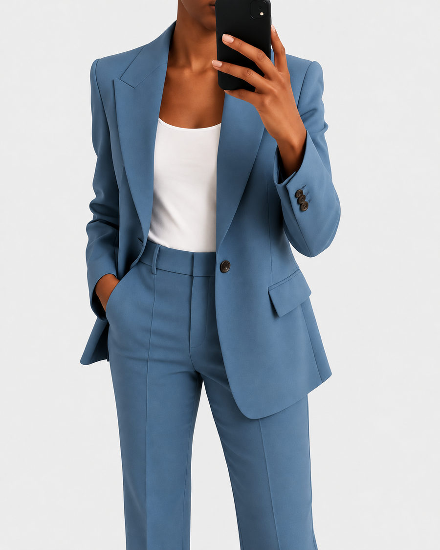 ELIZA & MAREN | FITTED TWO-PIECE SUIT FOR WOMEN