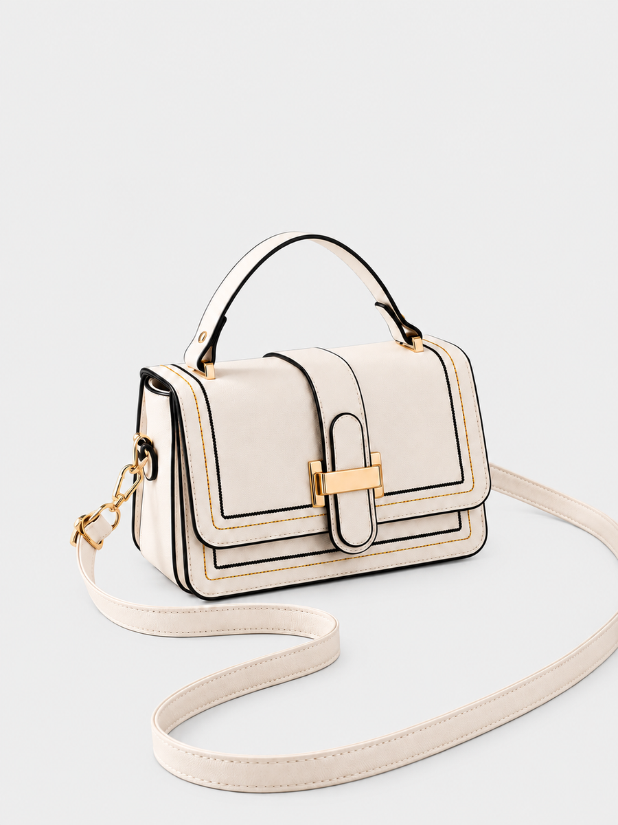 ELIZA & MAREN | COMPACT STRUCTURED SHOULDER BAG FOR WOMEN