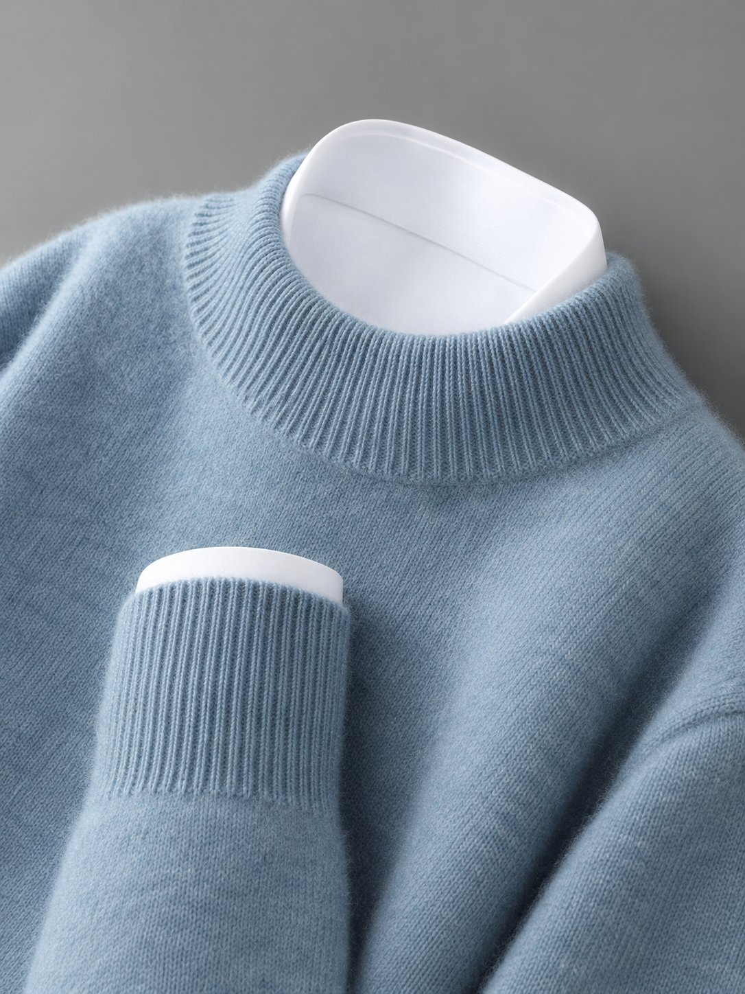 ELIZA & MAREN | WOOL MOCK NECK SWEATER FOR WOMEN