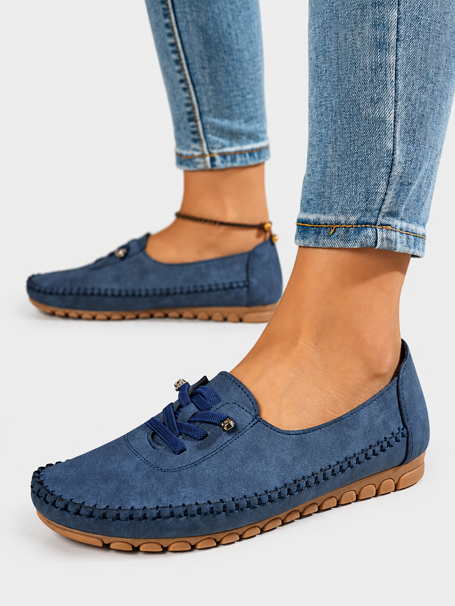 ELIZA & MAREN | FLEXIBLE SOLE MOCCASINS FOR WOMEN