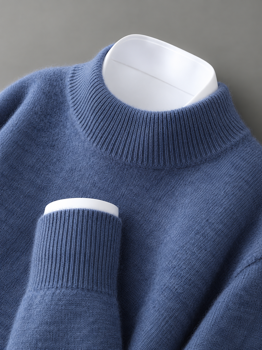 ELIZA & MAREN | WOOL MOCK NECK SWEATER FOR WOMEN