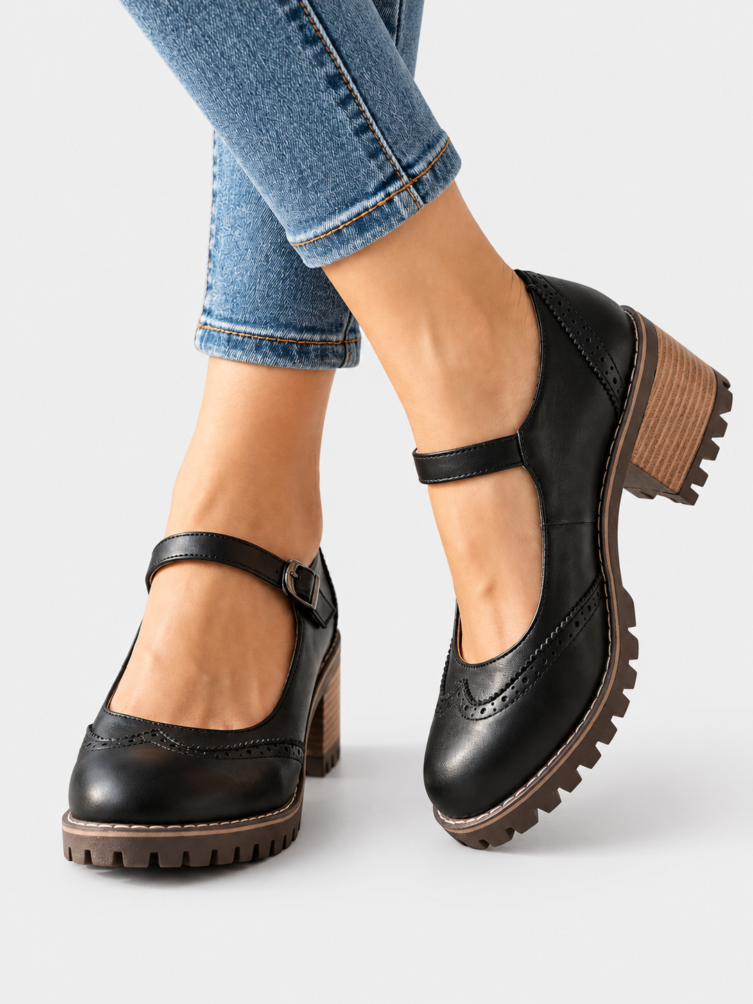 ELIZA & MAREN | BLOCK HEEL MARY JANES FOR WOMEN