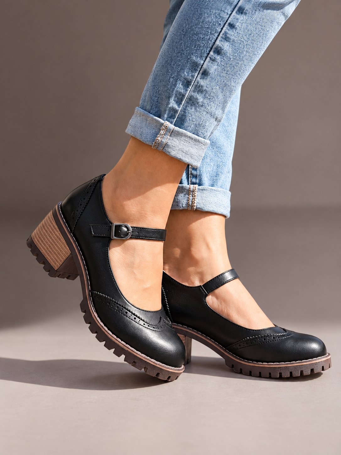 ELIZA & MAREN | BLOCK HEEL MARY JANES FOR WOMEN