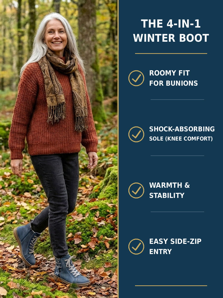 ELIZA & MAREN | FLEXIBLE ZIP ANKLE BOOTS FOR WOMEN
