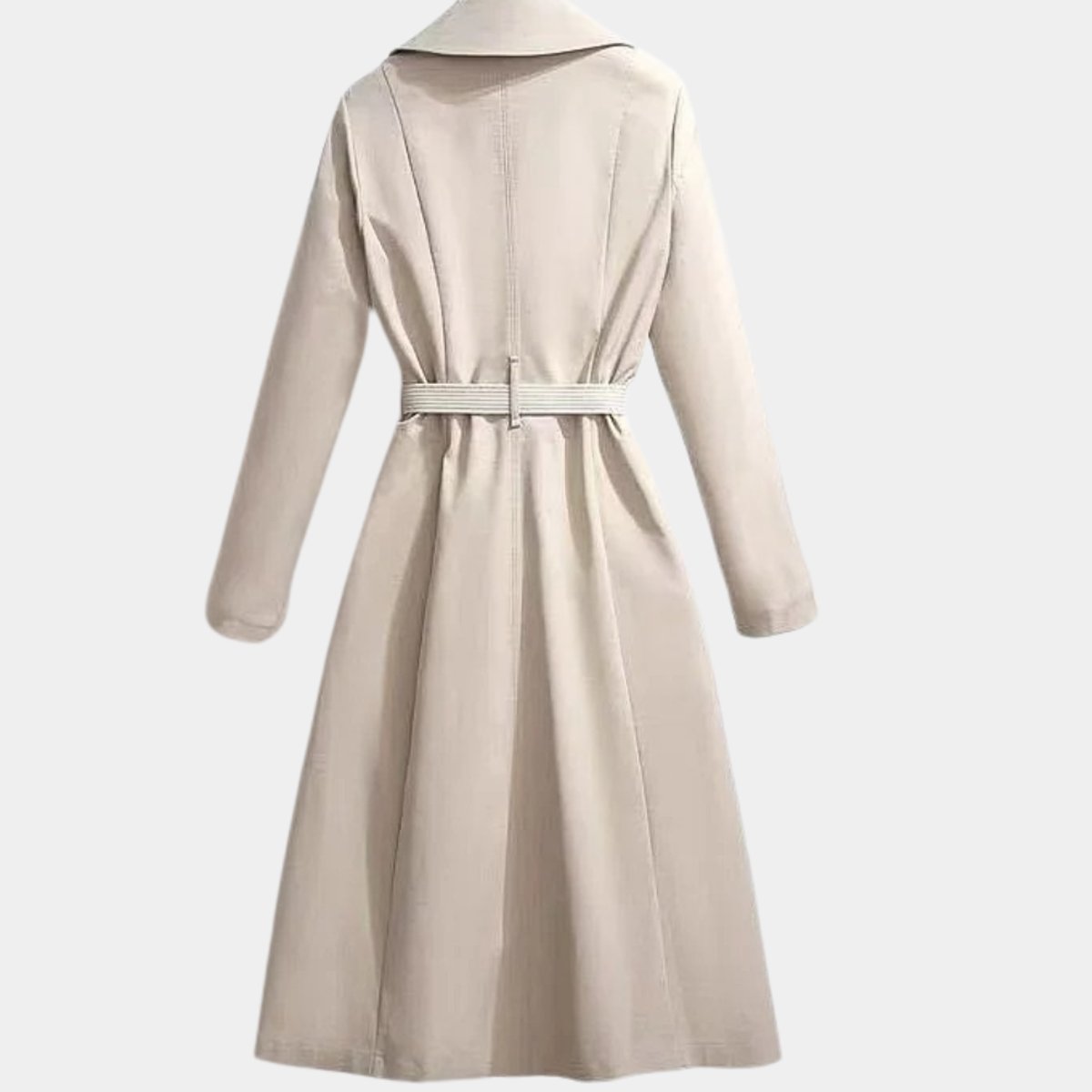 ELIZA & MAREN | CLASSIC BELTED MIDI TRENCH FOR WOMEN