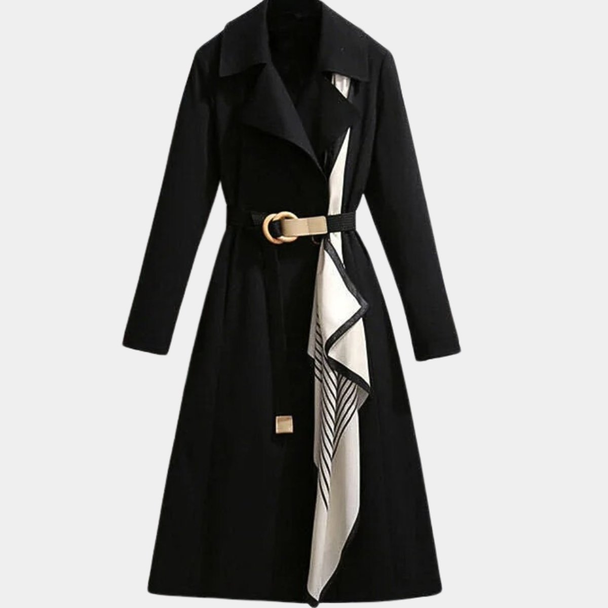 ELIZA & MAREN | CLASSIC BELTED MIDI TRENCH FOR WOMEN
