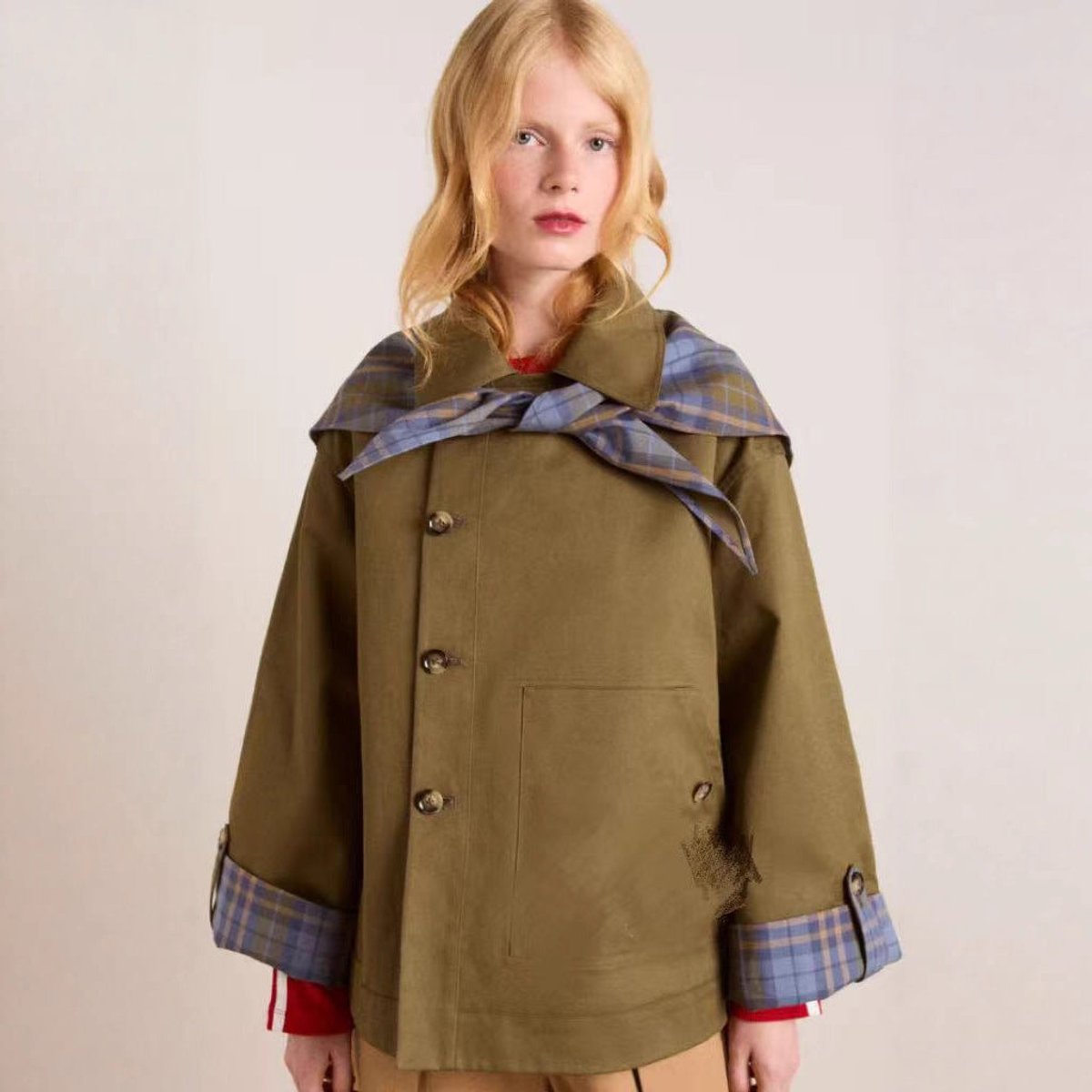 ELIZA & MAREN | OVERSIZED BUTTON UTILITY COAT FOR WOMEN