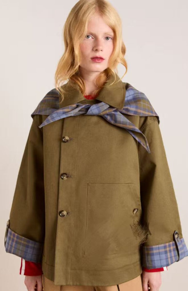 ELIZA & MAREN | OVERSIZED BUTTON UTILITY COAT FOR WOMEN